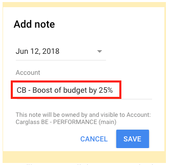 NotesAnnotations in AdWords 3