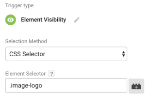 element visibility trigger in gtm 4