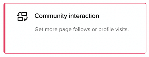 Community interaction